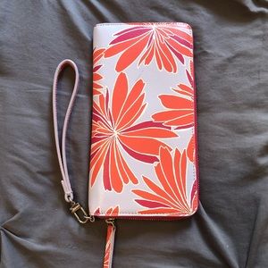 Floral print wallet/clutch